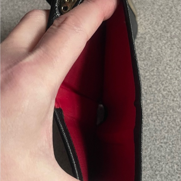 Vintage Black English Morocco Leather Change/Coin Wallet - Picture 8 of 13